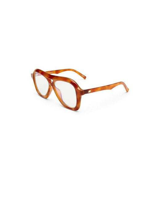 Le Specs Brown Drizzle Light Glasses
