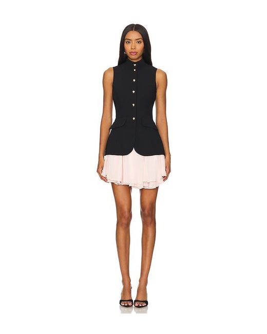 Amanda Uprichard Black X Revolve Justine Dress