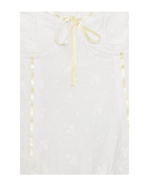 MAJORELLE White Maura Mini Dress