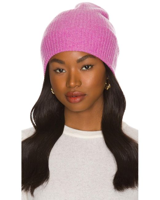 Warren Cashmere Plush Rib Beanie 