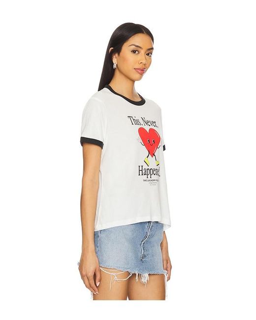 The Laundry Room White This. Never. Happened Ringer Tee