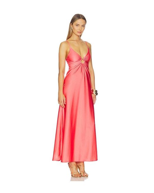 BOAMAR Red Verona Long Dress