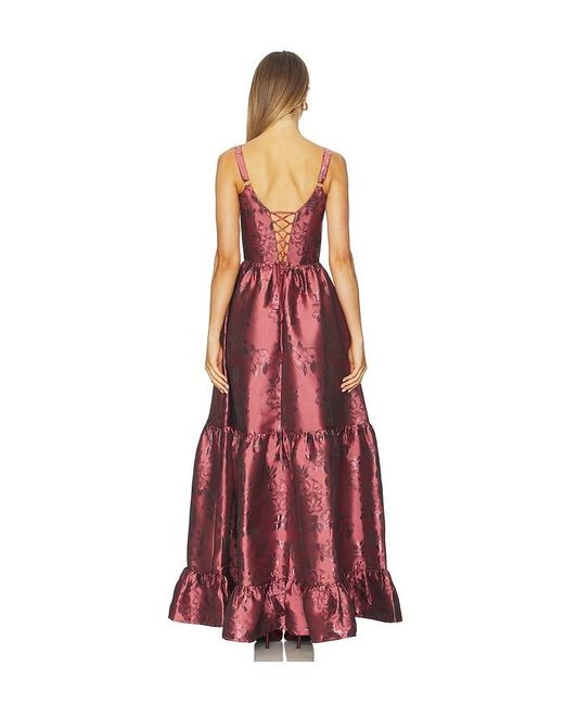 V. Chapman Red Avery Gown