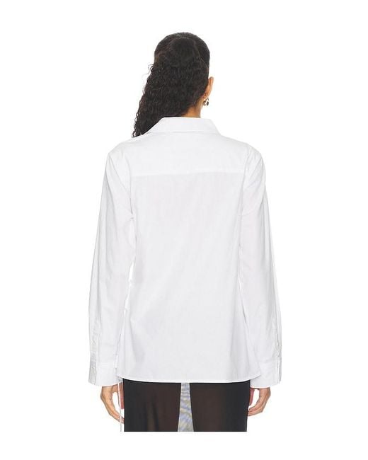 DL1961 White Agnes Wrap Top