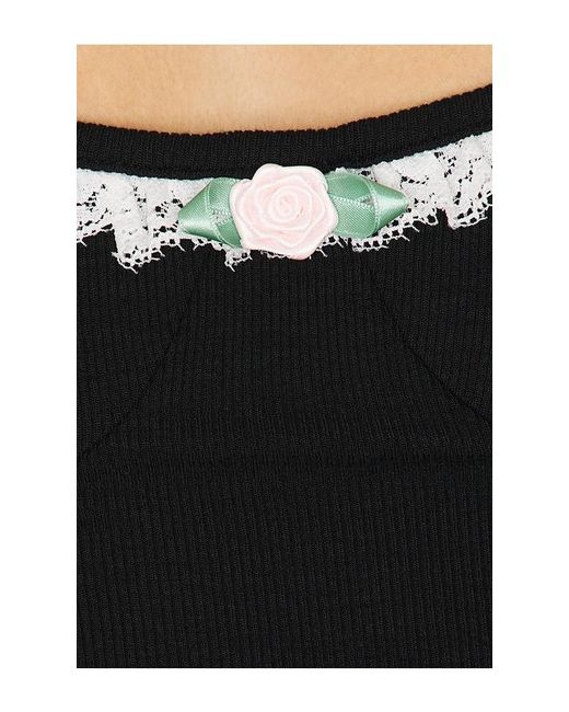 MAJORELLE Black Candiace Top