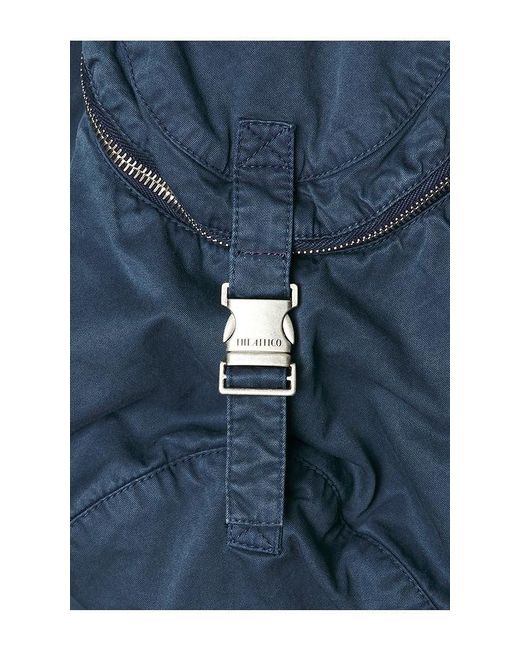 The Attico Blue Utility Bomber Jacket