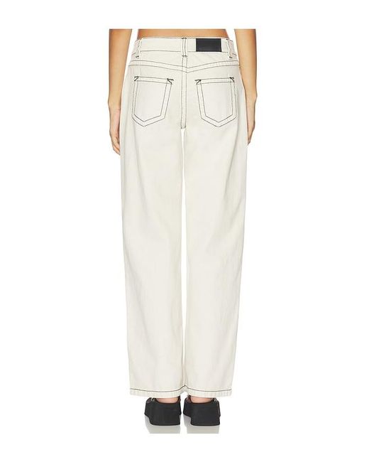 A.Brand White 99 Baggy Jeans