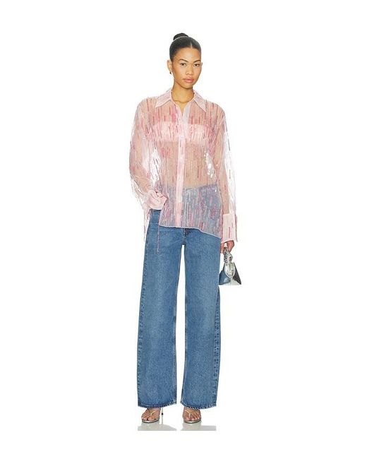 MAY MASHIAH Blue Emilia Shirt