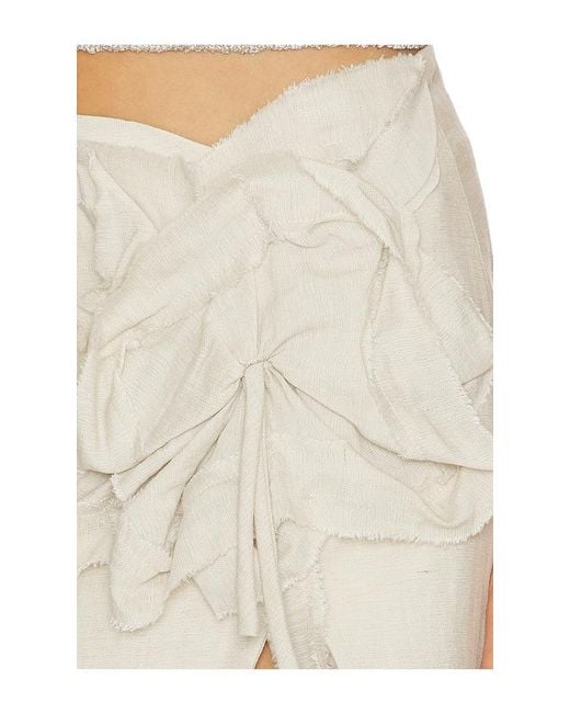 MOTHER OF ALL White Flora Skirt