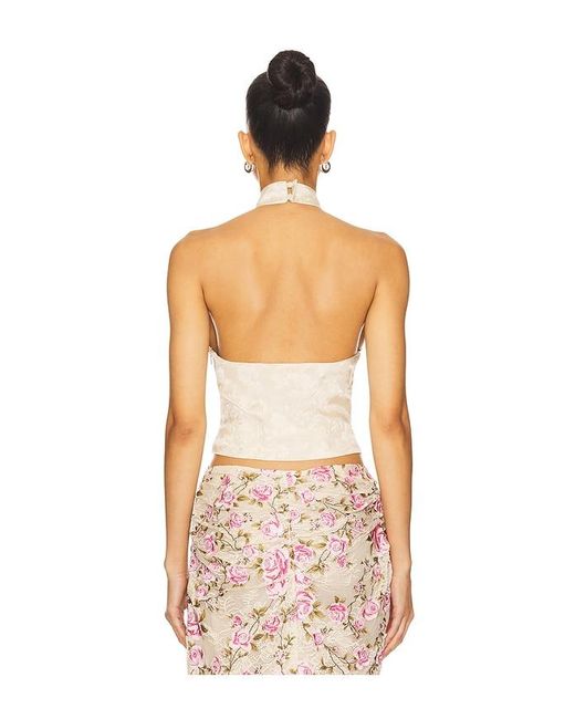 TOP SANS MANCHES ESME en Ivory For Love & Lemons en coloris White