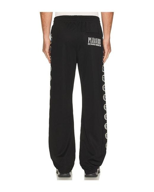 Pleasures Black Mythic Hope Track Pants for men