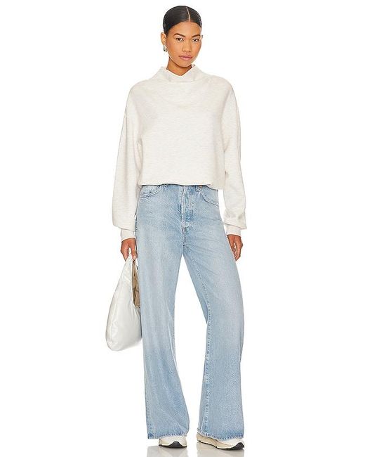 Varley White Betsy Sweatshirt