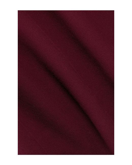 SRG Red Gloria Mock Neck Maxi Dress