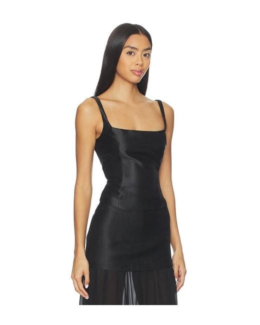 Amanda Uprichard Black Jacksonville Top