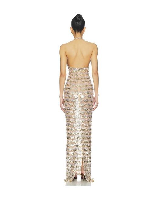 retroféte White Genovia Embroidered Dress