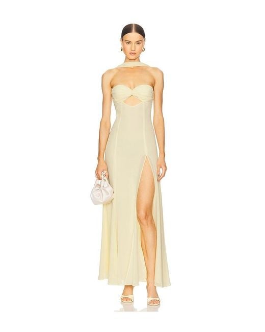 Michael Costello White X Revolve Marie Gown