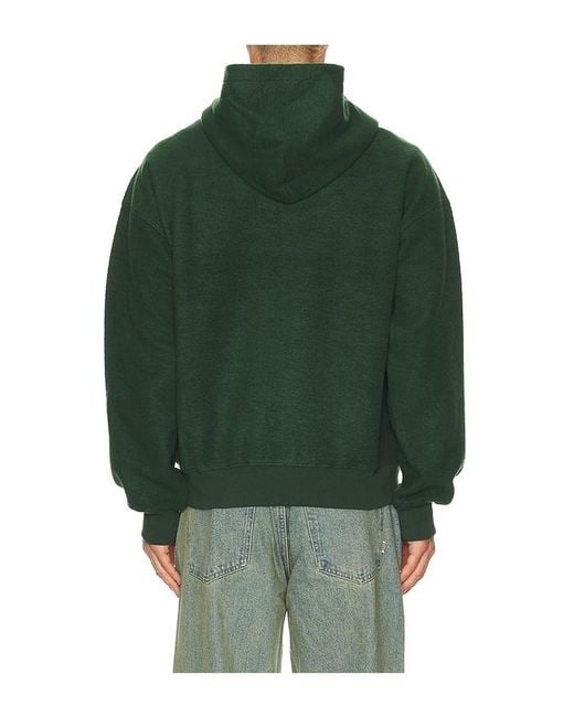 Huf Green Cracked Arch Inside Out Hoodie for men