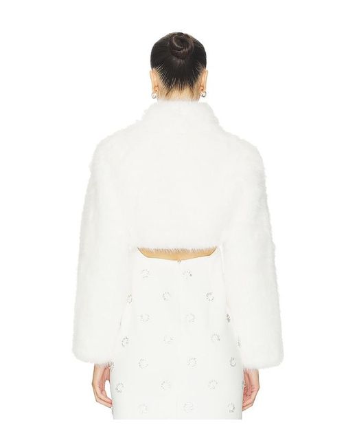 Elliatt White Lucyna Cropped Jacket