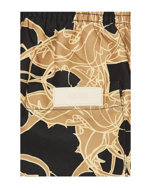 Oas Black Elix Swim Shorts for men