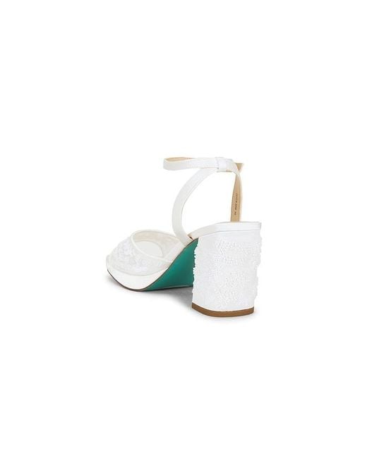 Steve Madden White X Betsey Johnson Junie Pump