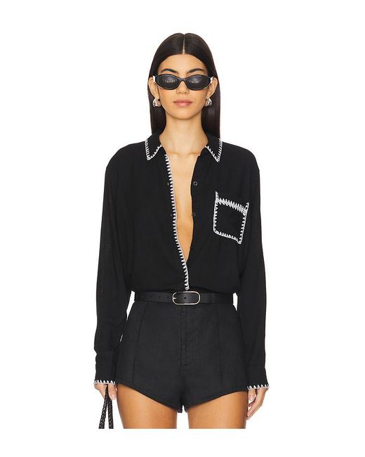 Rails Black Charli Top