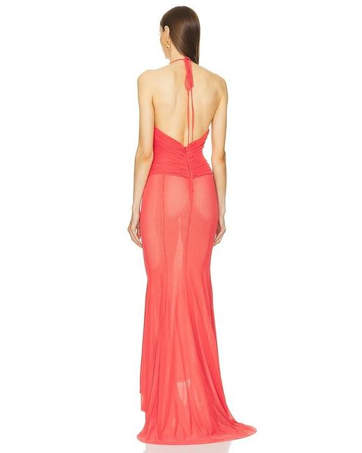 Michael Costello Red X Revolve Sunset Gown