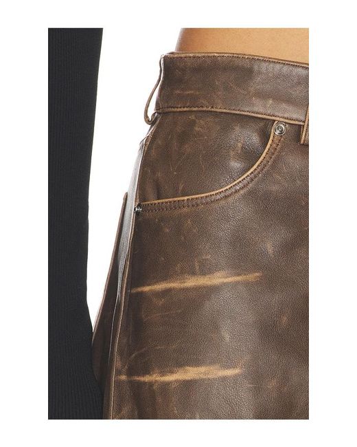 Manokhi Brown Mojave Pants