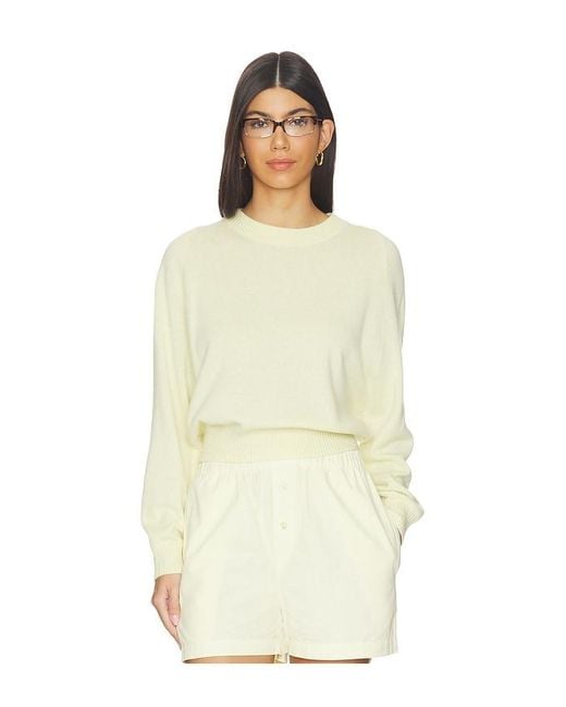 VIR VITA White Genevieve Cashmere Sweater