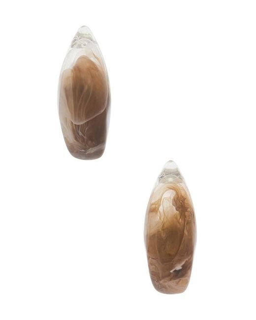 Lovers + Friends White Florence Earrings