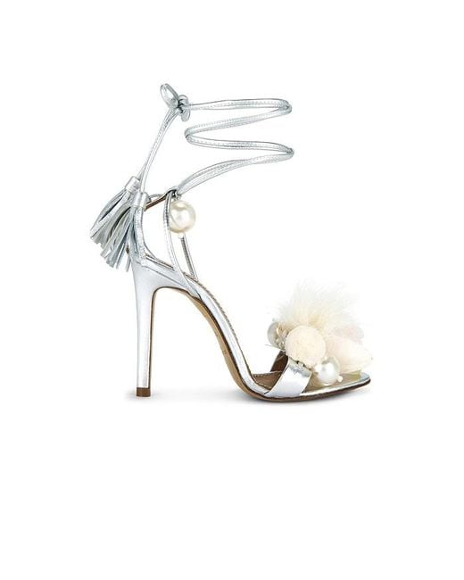Alameda Turquesa White Nassau Heel