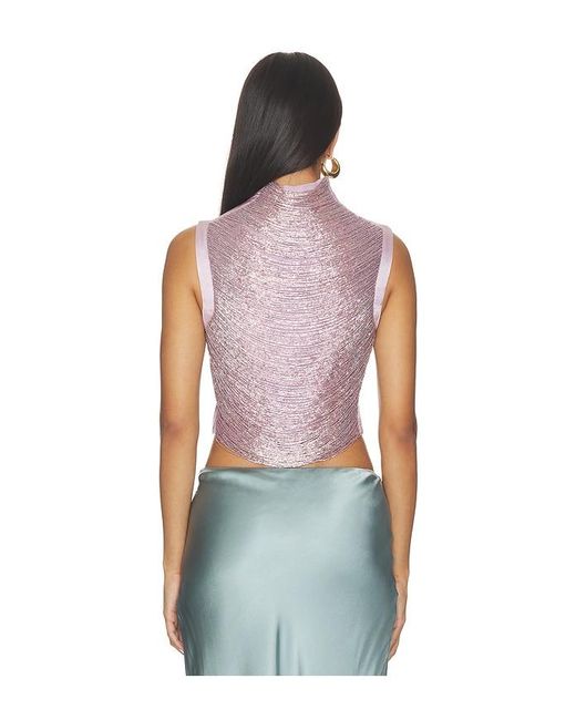 Cult Gaia Red Taraji Top