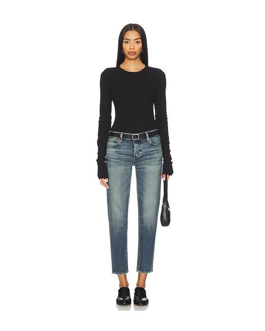 Moussy Blue Brickell Tapered Jeans