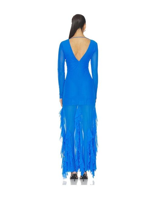 Especia Blue Galene Long Dress