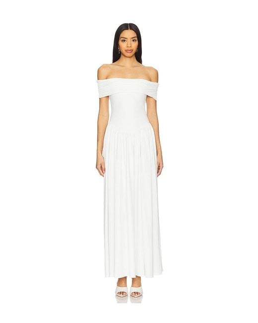 MORE TO COME White Brielle Maxi Dress
