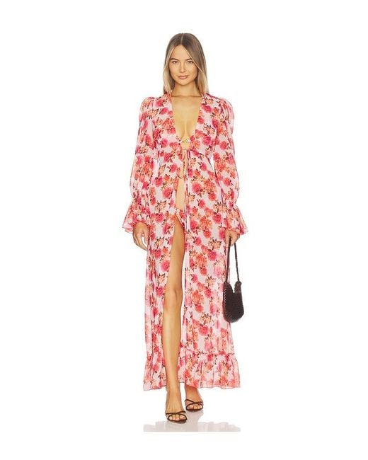 Bananhot Red Berta Cover Up