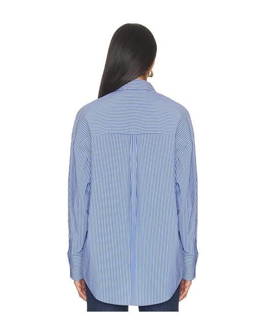 WAO Blue Poplin Button Up