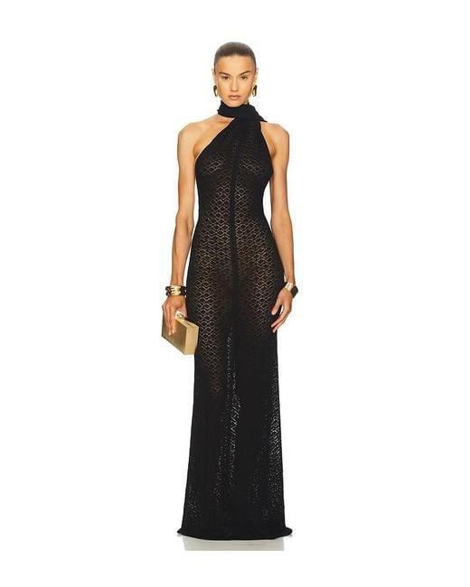 Helsa Black Abendkleid Robbyn