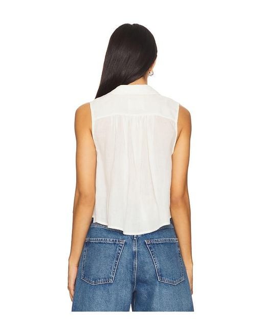 Citizens of Humanity Blue Ambrose Sleeveless Top
