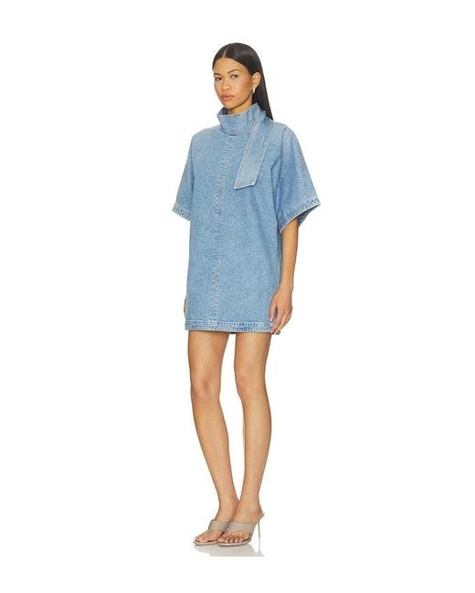 Agolde Blue Kembra Dress