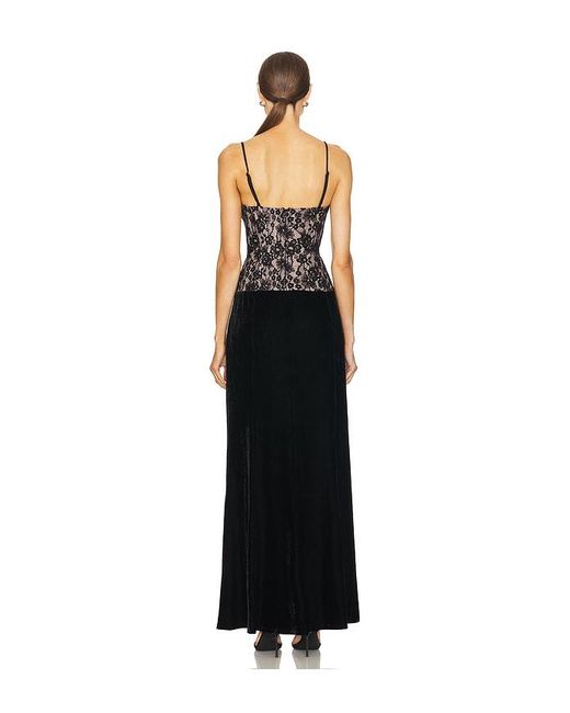 Lovers + Friends Black Millie Gown