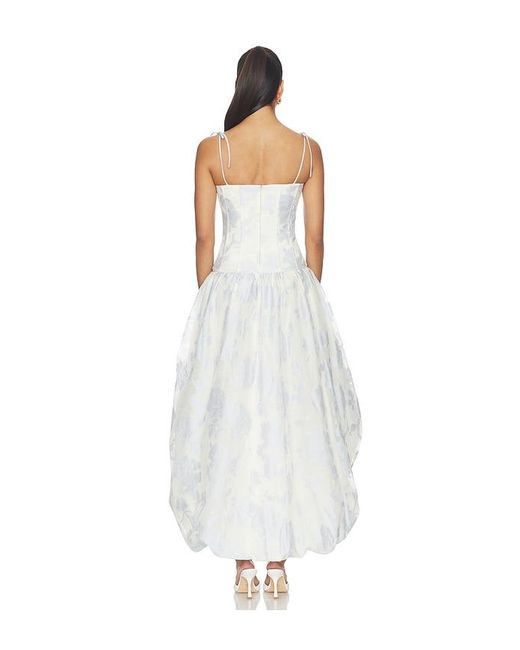 Amanda Uprichard White Ophelia Maxi Dress