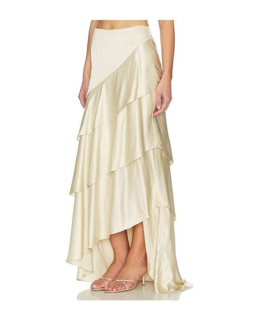 Lovers + Friends Natural Emma Maxi Skirt