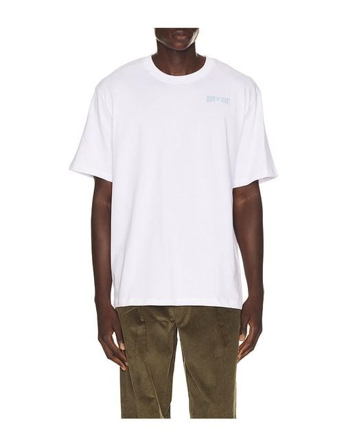 House Of Sunny White Mallard Point Tee for men