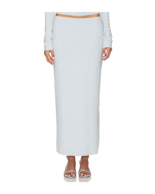Falda Solene En Color Bebe Azul Talla (También En M, S, Xl, Xs) The Line By K de color White