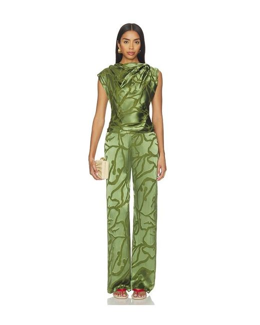 Cult Gaia Green Monette Top