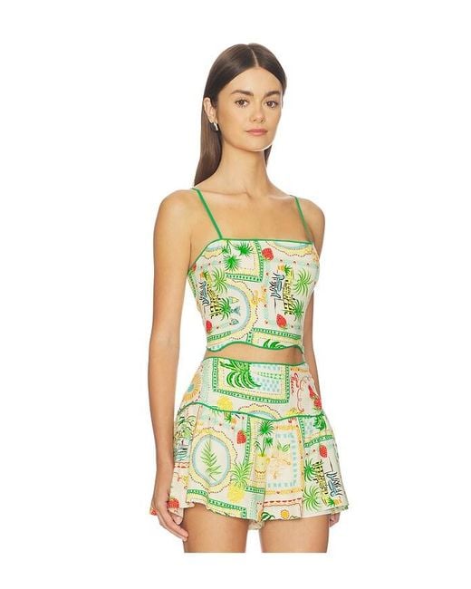 Astr Green Heidi Top