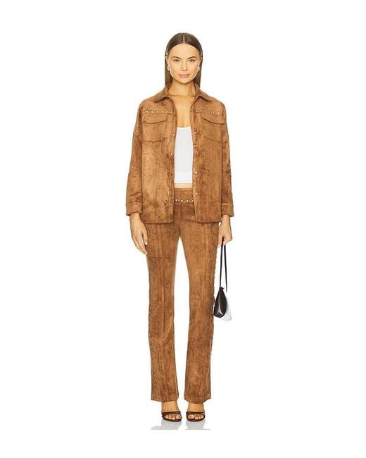 Amanda Uprichard Multicolor X Revolve Regency Suede Pants