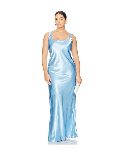 L'academie Blue 'Academie Laetitia Maxi Dress