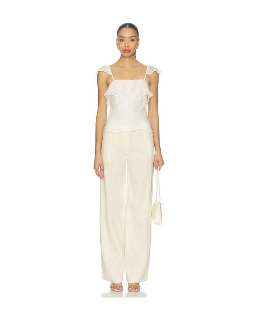Bardot Natural Lisette Frill Detail Cami