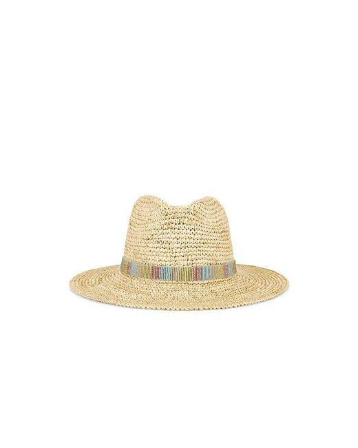 Nikki Beach Natural Kelly Fedora Hat